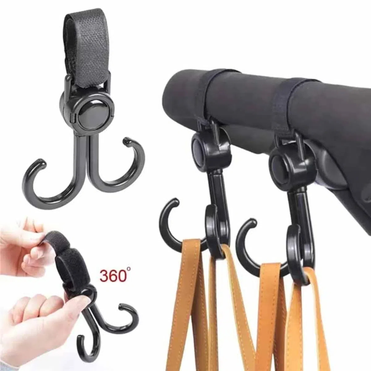 Travel Accessories Baby - Вращающиеся двойные крючки, детская коляска, дорожные
