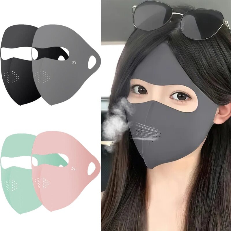 Travel Accessories Aesthetic - Новая полнолицевая УФ-маска для лица, многоразовая,