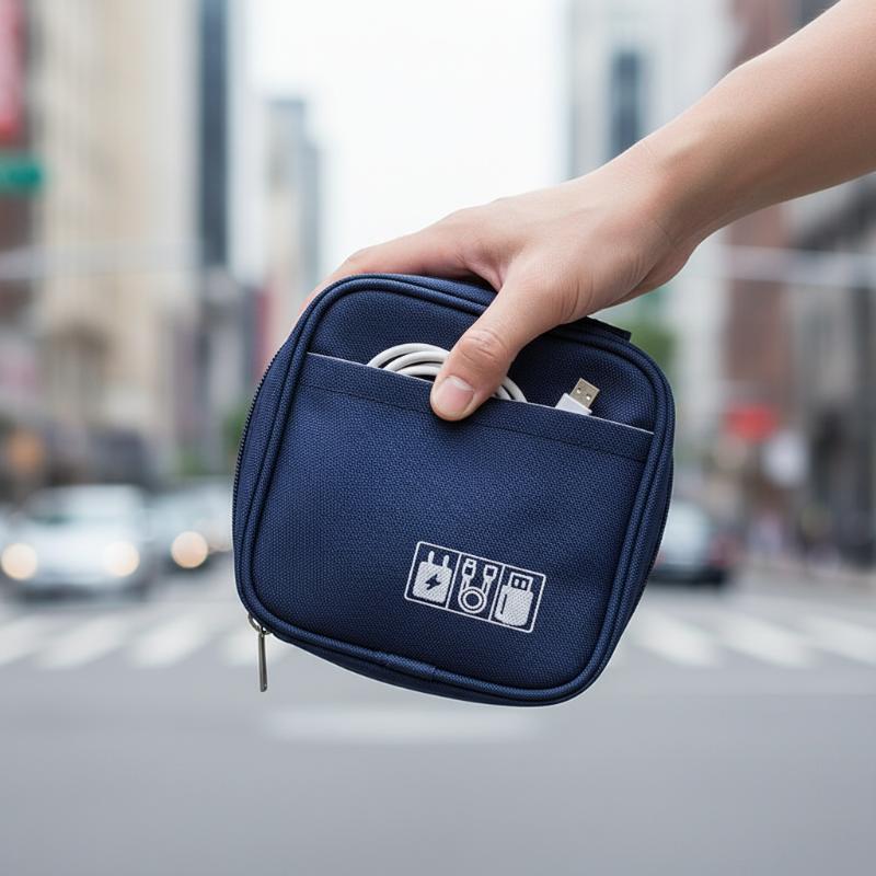 Travel Accessories Organizer Bag - 【F】Водонепроницаемая портативная сумка-органайзер для кабелей, дорожный