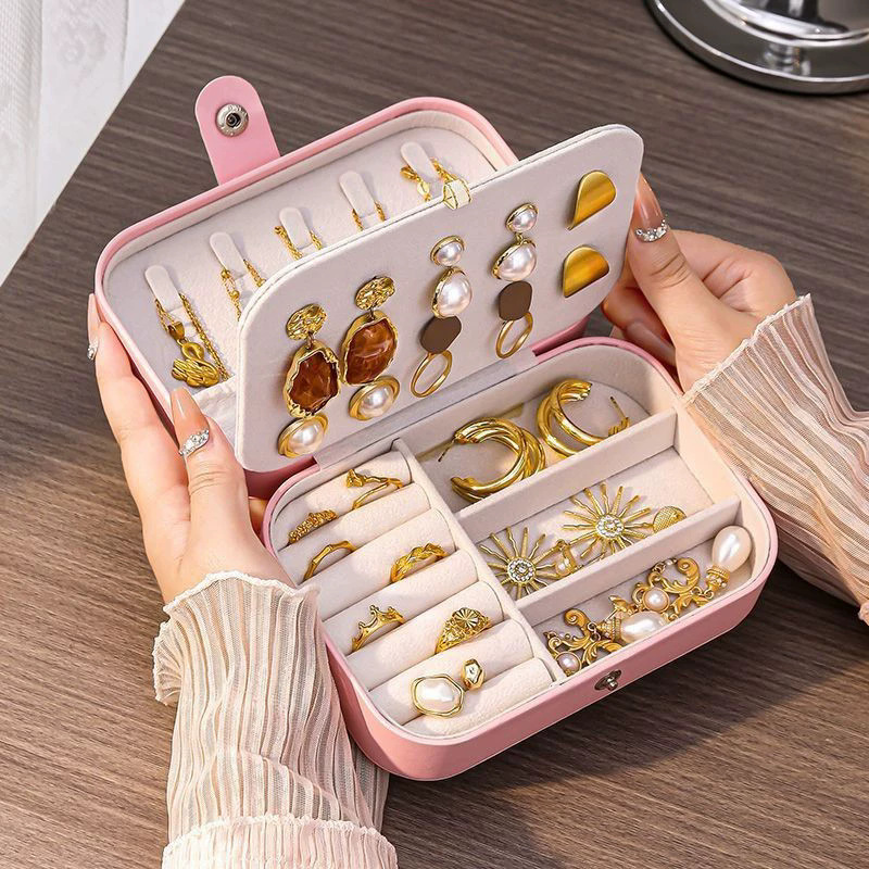 Travel Accessories Jewelry - Портативный мини-органайзер для украшений с защитой
