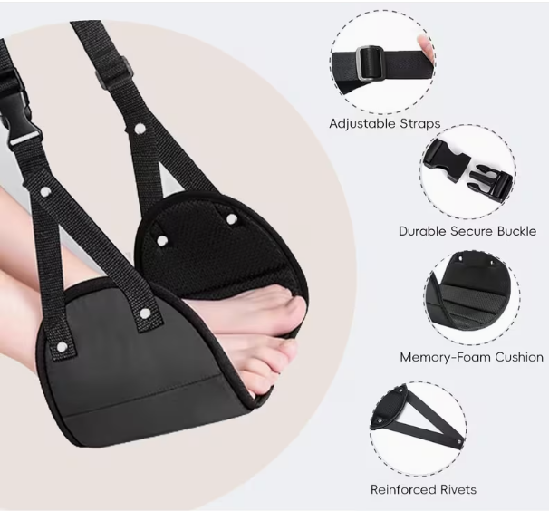 Travel Accessories Long Flight - Регулируемая подставка для ног с портативным