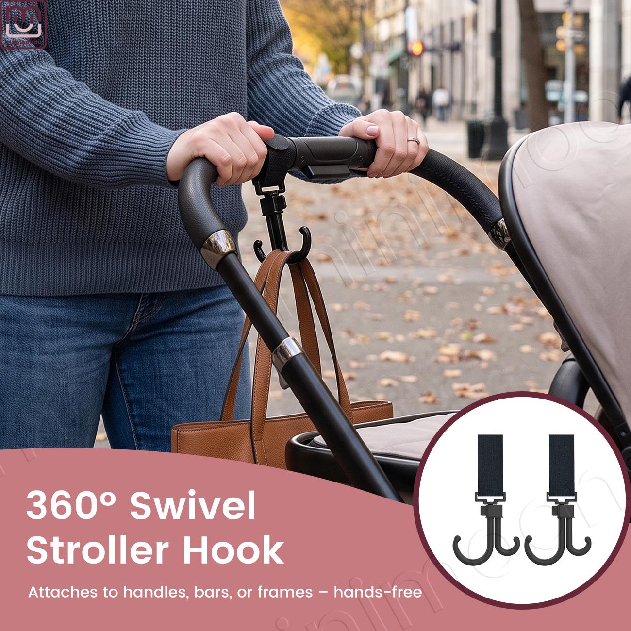 Travel Accessories Baby - 360 ° Поворотный крючок для детской